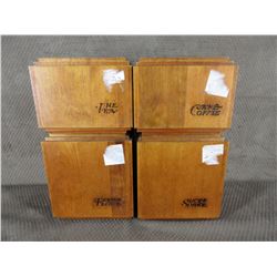 Wood with Plastic Liner Canisters