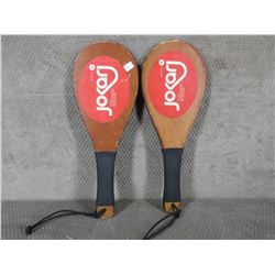 2 Jokari Tennis Paddles