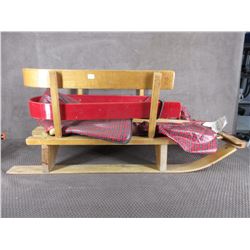 Vintage Childs Pull Sleigh