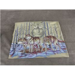 New Wolf T-Shirt Brown XXL Made In Canada