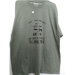 You Can't By Happiness But You Can Buy Guns XL Green