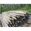 Image 1 : 100 to 110 Treated Sharpened Fence Posts 6.5' Long, 3" to 4" Round