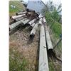 Image 3 : 20 Items - 10- 30' Plus Treated Hydro Poles 10 Approx 1/2 size 12' to 20' , 2 PPcs Al Pipe Section T