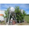 Image 1 : 2 - 300 Gal Fuel Tanks on Steel Stands, Fuel Slip Tank