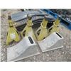 Image 2 : 2 Sets Car Ramps 1) Poly 1) Steel, 4 -6 Ton Stabilizing Jacks, Set of 2 Tire Wedges