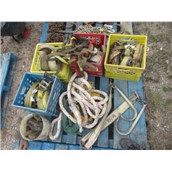 Load Ratchet Strapping, Tow Rope, Wide Load Sign Tow Hooks