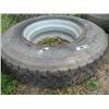 Image 4 : 2 items - 1) Michelin New Cond 275/80 R 22.5 tire 1) Bridgestone 11 R 22.5 Tire & Rim