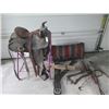 Image 1 : Western Saddle Complete w Blanket & Bridle