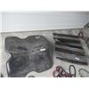Image 2 : 16 Items - 2 Saddle Blankets, 4 Halters, 8 Leads Breast Pad, Cinch