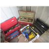 Image 1 : 3 Tool Boxes, Various Hardware & Hand Tools 12 Flashlights