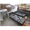 Image 3 : 5 Wood & Metal Carpenter Tool Boxes, & Metal Garbage Can