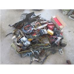 4 Pair Booster Cables, Cahin & Hooks, Tractor Draw Bar, Tow Hooks, Receiver Hitch, 5th Wheel Hitch ,