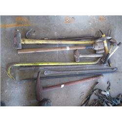 Tire Bead Breaker, Tire Bar, Pry Bars, Wrecking Bar, Sledge Hammer, Post Malts