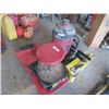 Image 1 : Shop Vac -10 Gal, Shop Stool on Castors, Poly Creeper, Trailer Tire Wedges, 2 New Double Squee Gees