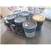 Image 1 : Partial Pails of OIl, they Average 3/4 Full, Engine OIl, Geer Oil, Hydraulic Oil