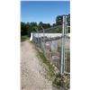 Image 2 : 300 Ft Compound w Double Gate & Top Security Wire 7'H, Commercial Grade Fencing- TO BE DISASSEMBLED