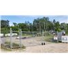 Image 3 : 300 Ft Compound w Double Gate & Top Security Wire 7'H, Commercial Grade Fencing- TO BE DISASSEMBLED