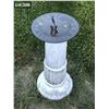 Image 1 : Sun Dial on a Cement Pedestal Base