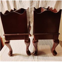 Pair of Magazine and Newspaper Holders