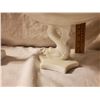 Image 2 : Westmoreland Milk Glass Dolphin Fish Shell with Candle Holders
