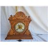 Image 1 : E. Ingraham Carved Oak Shelf Clock