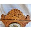 Image 3 : E. Ingraham Carved Oak Shelf Clock