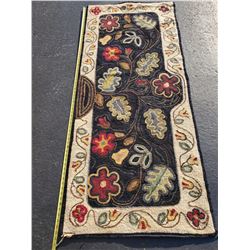 Vintage Hand Hooked Rug