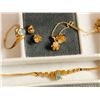 Image 1 : 14kt and 10kt Gold, Diamond, and Aquamarine Estate Set