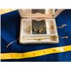 Image 2 : 14kt and 10kt Gold, Diamond, and Aquamarine Estate Set