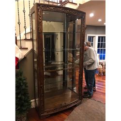Oak Curio Cabinet