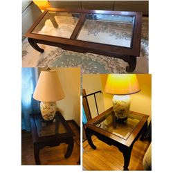 Coffee Table and End Tables