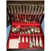 Image 1 : Silver Plate Flatware Set
