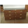 Image 1 : Mid-Century Modern Campaign Style Dresser