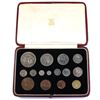 Image 1 : Royal Mint Issue: 1937 Great Britain 15-coin Specimen Set in Original Royal Mint Case. The Silver co