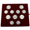 Image 2 : Russia 1980 Moscow Olympics 28-coin Silver coins in set with original box. This set includes 14x Sil