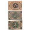 Image 2 : United States Lot of 3 Fractional Currency notes. Lot includes: 2x 1863 3-cent, FR#1226 Light Backgr