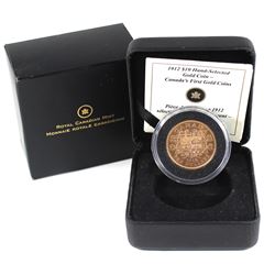 Canada 1912 $10 Hand-Selected - Canada's First Gold Coins issued by the RCM in presentation box. SCA