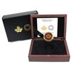 Image 1 : Canada 2015 $200 Singing Moon Mask Pure Gold Coin with Enamel Details (TAX Exempt). This limited min