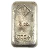 Image 1 : Scarce Johnson Matthey 5oz Fine Silver Hand Poured Bar (TAX Exempt). This bar contains the rounder '