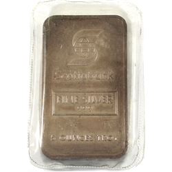Ultra Scarce Johnson Matthey 'Scotiabank' 5oz Fine Silver Bar (TAX Exempt). Comes in original mint p