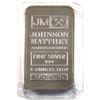 Image 1 : Vintage Johnson Matthey 5oz Fine Silver Bar with 'JM' logo Reverse (TAX Exempt). Serial #053526.