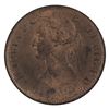 Image 4 : Nova Scotia 1/2-Cent 1861 ICCS Certified MS-65 Red.