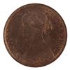 Image 3 : Nova Scotia 1/2-cent 1861 ICCS Certified MS-64 Red & Brown. A primarily red coin with sharp details.