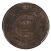 Image 3 : New Brunswick 1-cent 1864 Short 6 PCGS Certified MS-64 Red/Brown. A nice coin with strong strike det