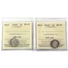 Image 1 : Newfoundland 5-cent 1943C & 1944C ICCS Certified MS-63. 2pcs
