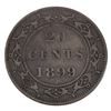Image 3 : Newfoundland 20-cent 1899 Hook 9's ICCS Certified VF-20.