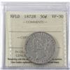 Image 1 : Newfoundland 50-cent 1872-H ICCS Certified VF-30