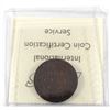 Image 2 : 1-cent 1859 DP N9 Variation ICCS Certified VF-30. A Unique strike with the number "8" almost missing