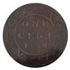 Image 3 : 1-cent 1859 DP N9 Variation ICCS Certified VF-30. A Unique strike with the number "8" almost missing