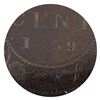 Image 5 : 1-cent 1859 DP N9 Variation ICCS Certified VF-30. A Unique strike with the number "8" almost missing